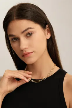 Les Soeurs Ketting Rana Big Chain Gold Outlet