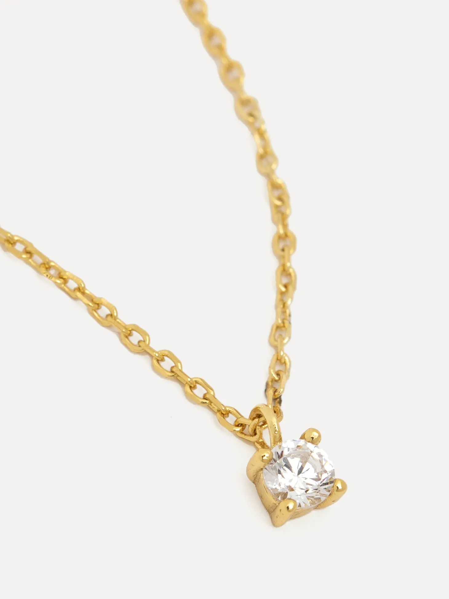 Les Soeurs Ketting Romee Extra Fine Chain Strass Gold New