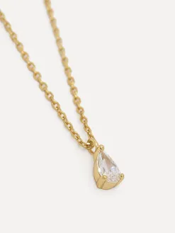 Les Soeurs Ketting Romee Extra Fine Chain Pear Gold Online
