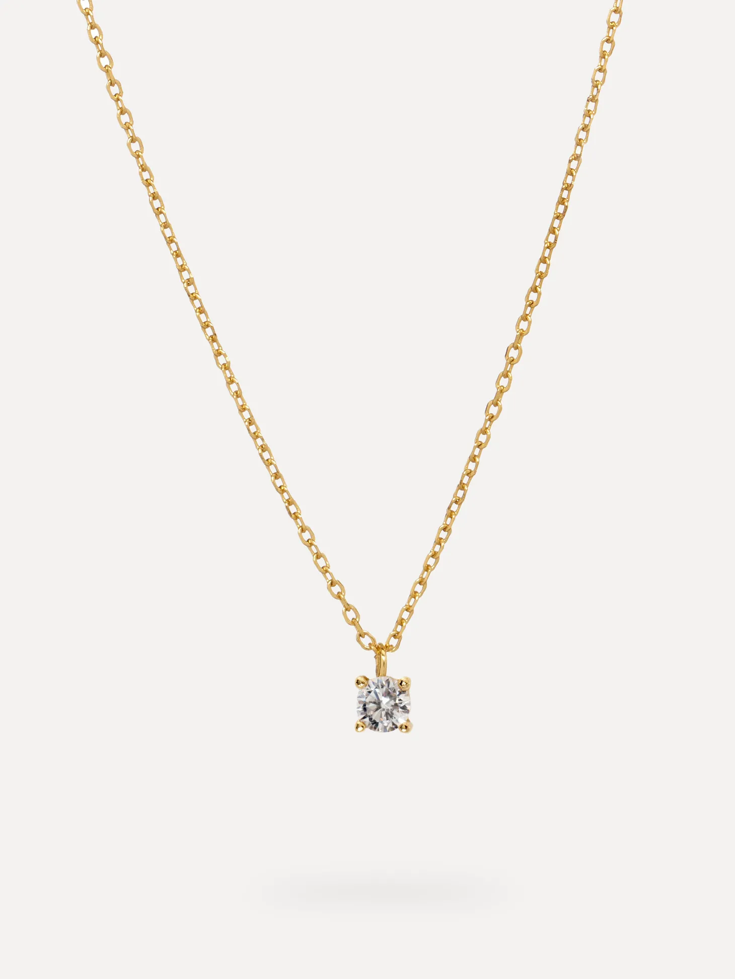 Les Soeurs Ketting Romee Extra Fine Chain Strass Gold New