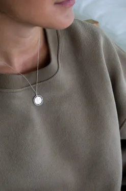 Les Soeurs Ketting Rosa Pendulum Silver Best