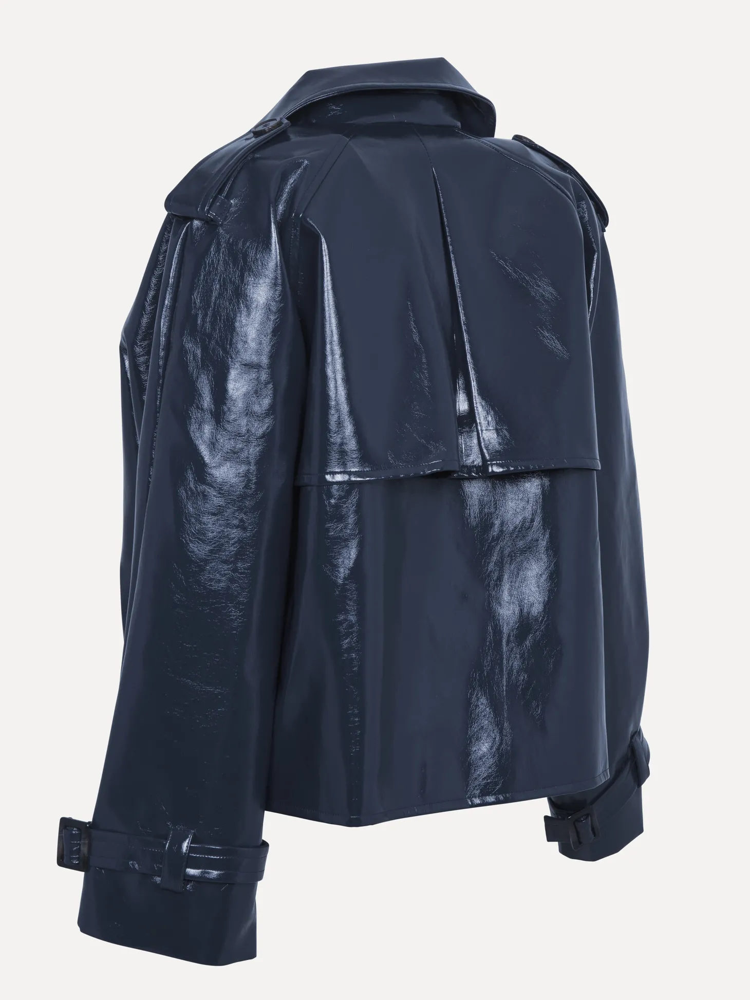 Les Soeurs Korte trenchcoat Adriaan Dark+Blue Discount