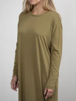 Les Soeurs Lange jersey jurk Anne Olive Online
