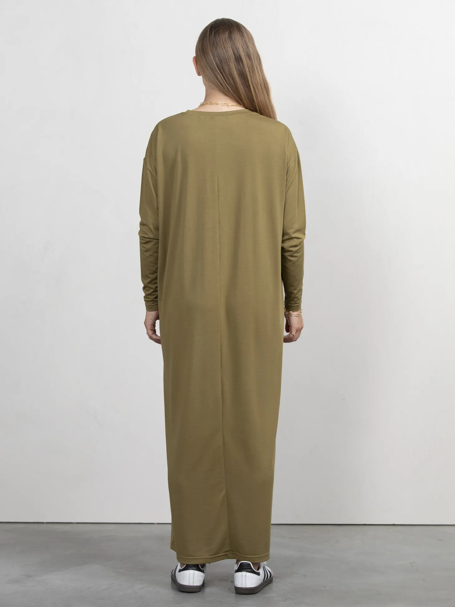 Les Soeurs Lange jersey jurk Anne Olive Online