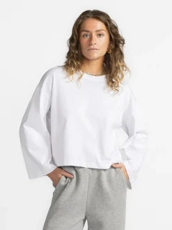 Les Soeurs Lange mouwen T-Shirt Aline White Online