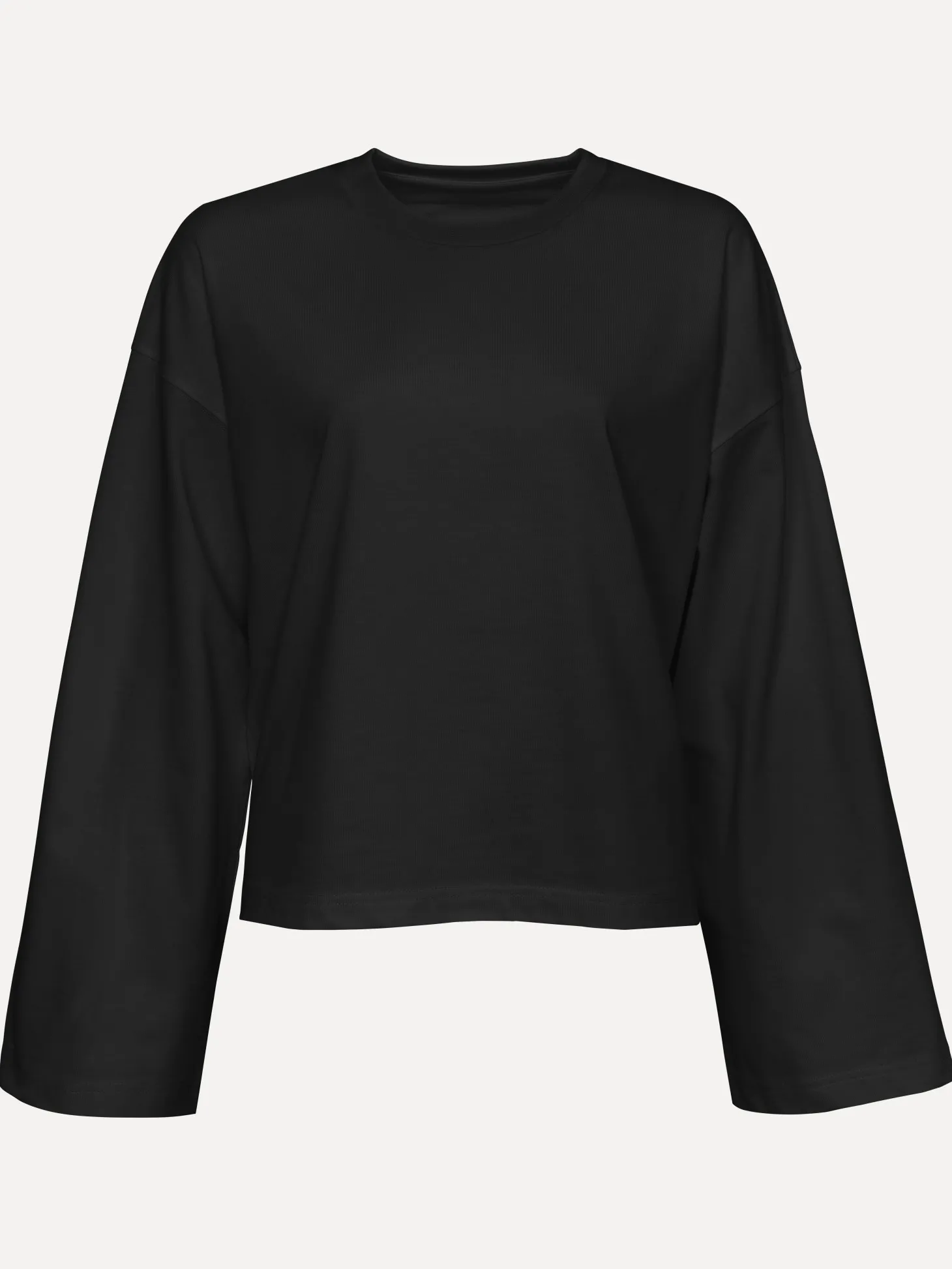Les Soeurs Lange mouwen T-Shirt Aline Grey+Melange Outlet