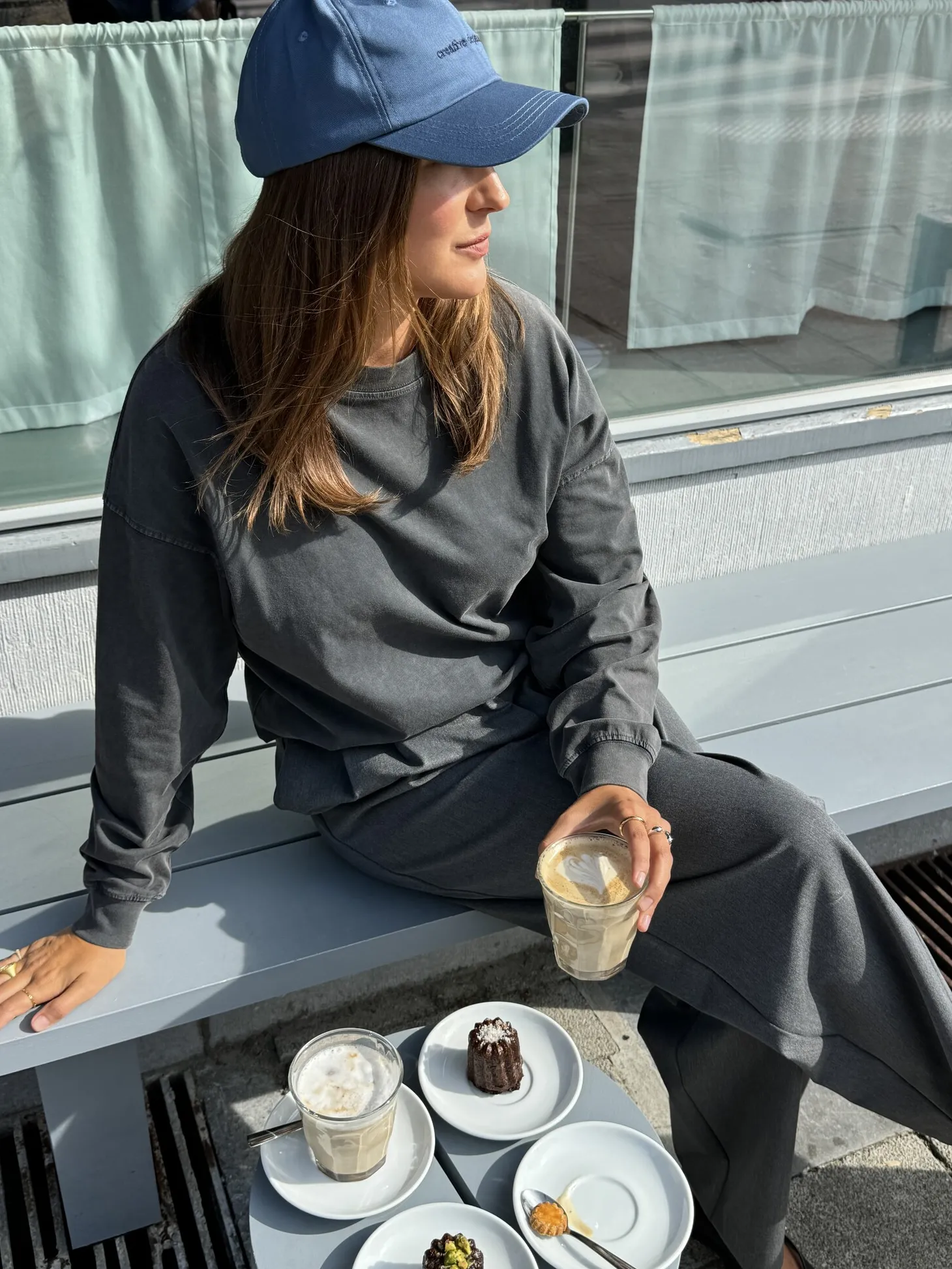 Les Soeurs Lange mouwen T-Shirt Cameron Washed+Black Best