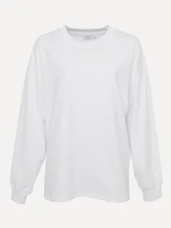Les Soeurs Lange mouwen T-Shirt Cameron White Clearance