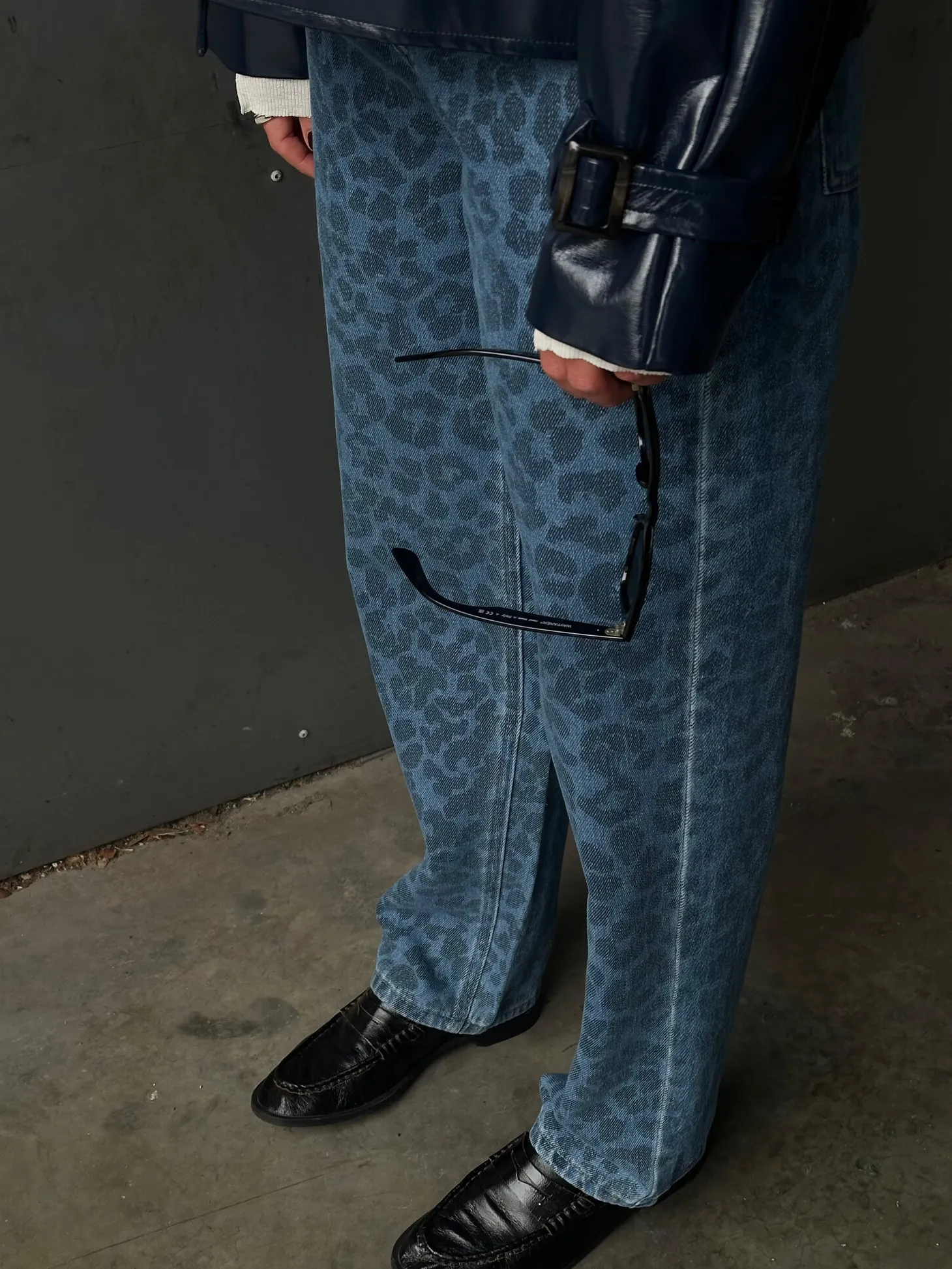 Sofie Schnoor Leopard jeans Tokyo 5002+Denim+Blue Outlet