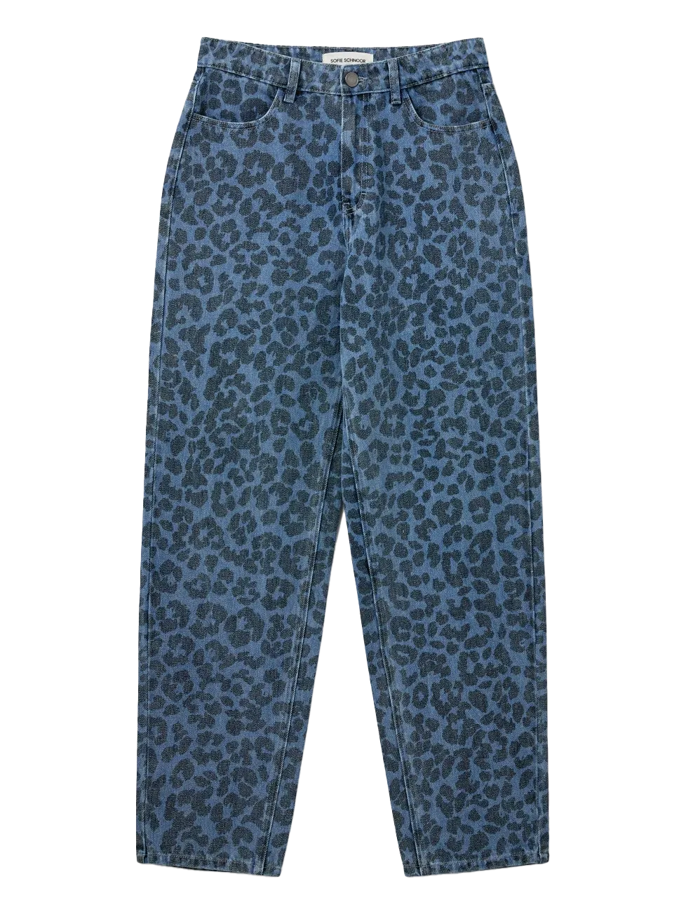 Sofie Schnoor Leopard jeans Tokyo 5002+Denim+Blue Outlet