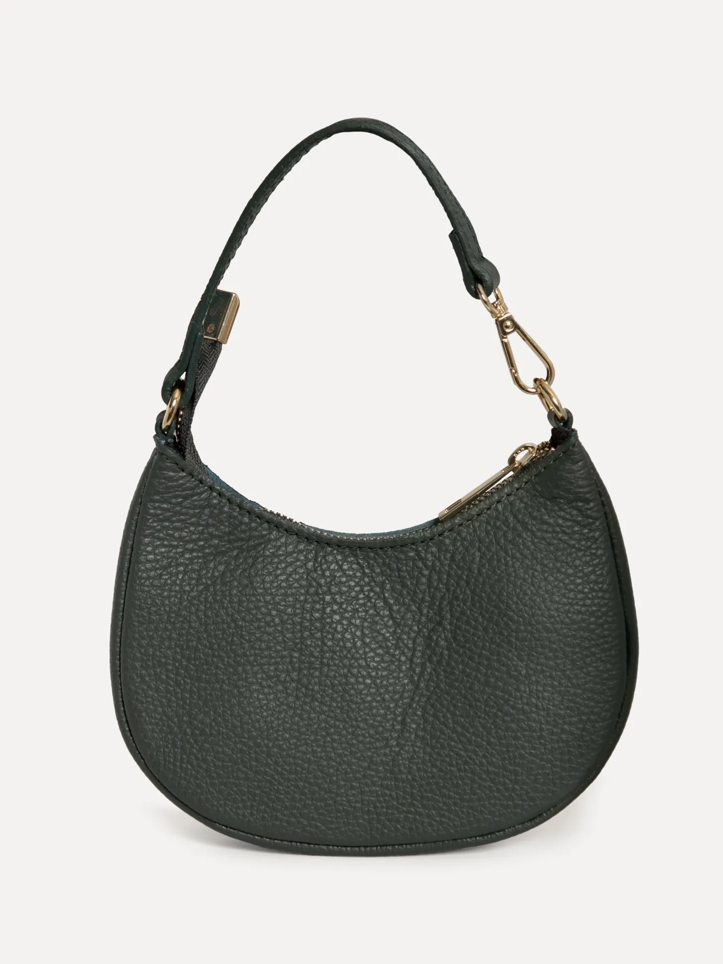 Les Soeurs Leren Baguette Handtas Cedric Khaki Fashion