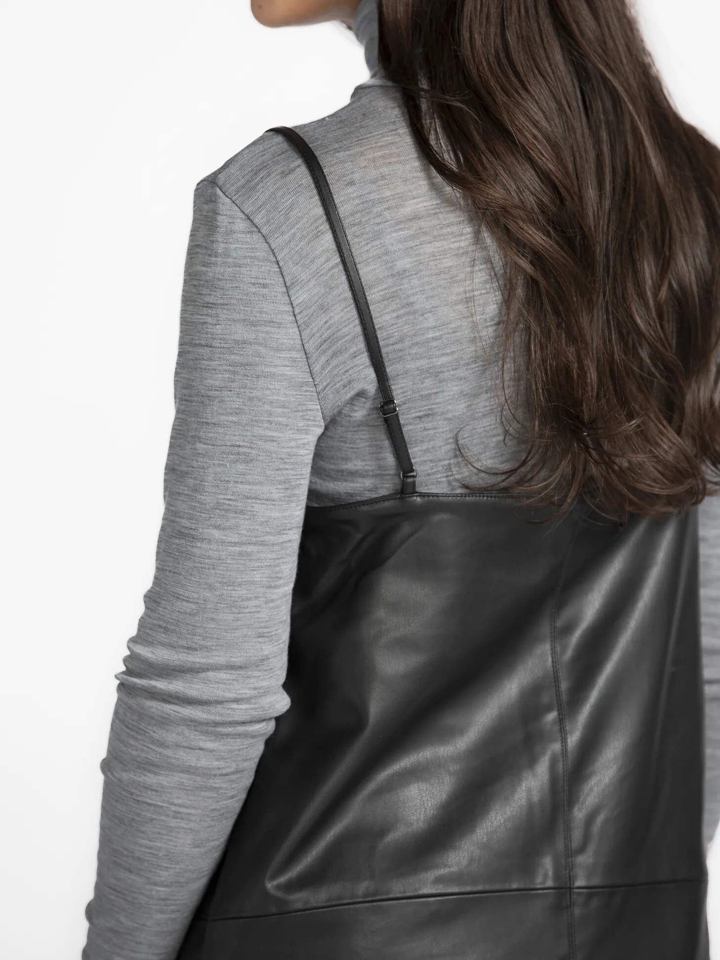 Edited Leren Mini-jurk Ellis Black Hot