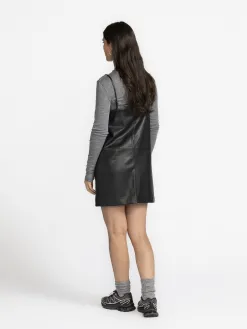Edited Leren Mini-jurk Ellis Black Hot