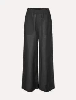 MBYM Linnen broek Asaka Black Clearance