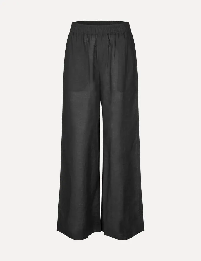 MBYM Linnen broek Asaka Black Clearance