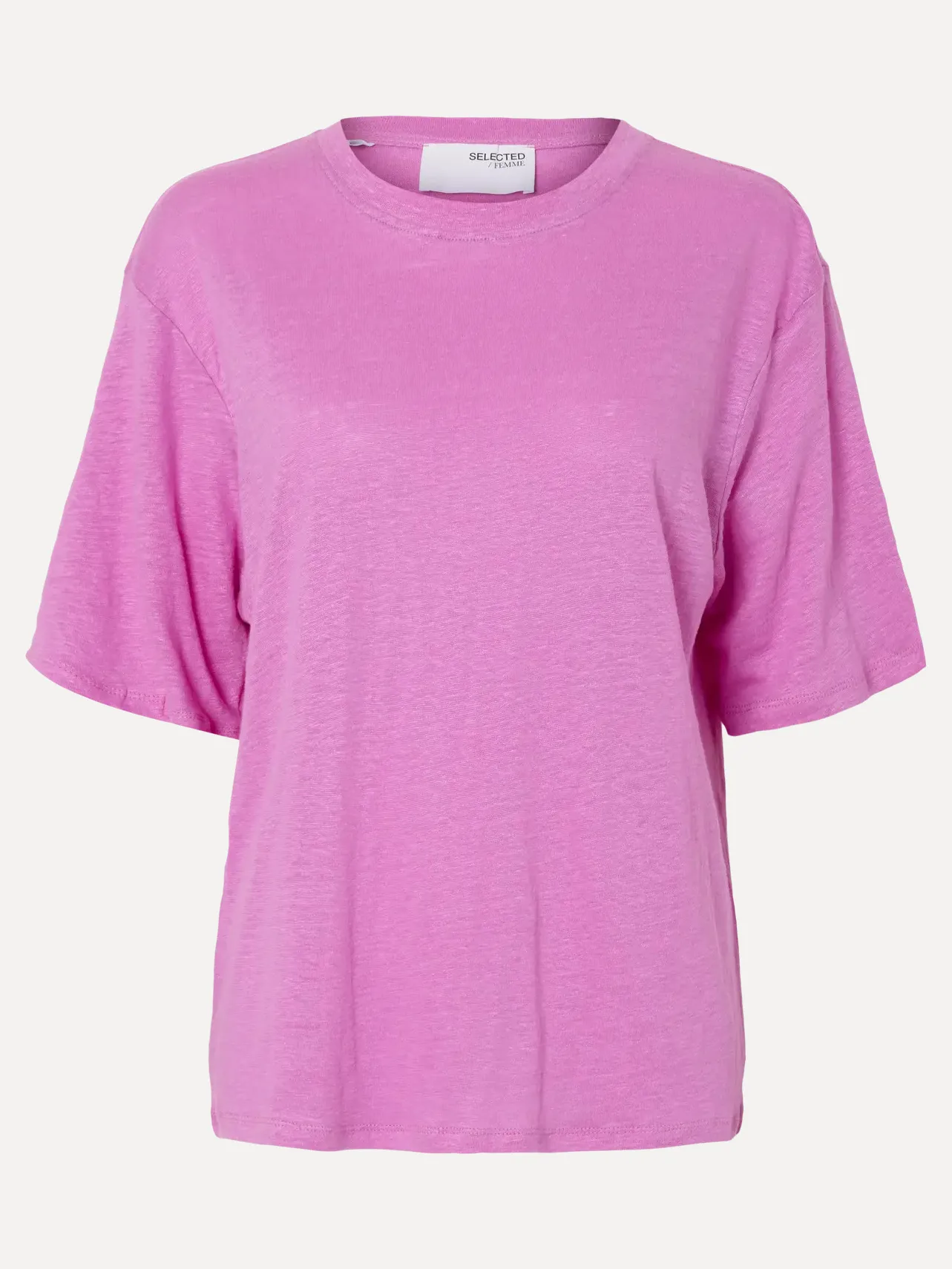 Selected Linnen T-Shirt Vilja First+Bloom Outlet