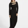 Edited Longsleeve met cut-out Idalina Black Fashion