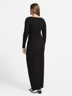 Edited Longsleeve met cut-out Idalina Black Fashion