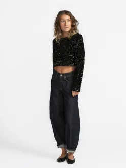 Le Marais Longsleeve met sequins Lola Black New