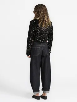 Le Marais Longsleeve met sequins Lola Black New