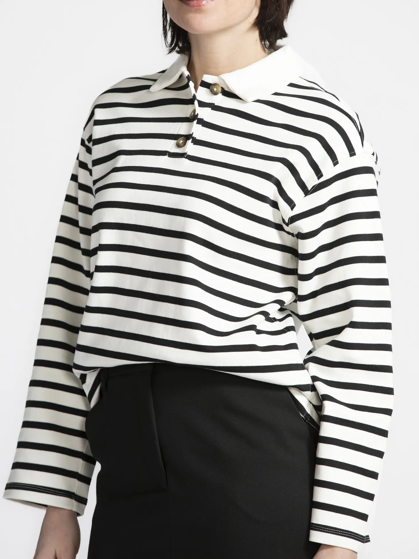 Selected Longsleeve polo Wada Snow+White Online