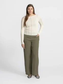 Edited Longsleeve top Halima Egret Hot