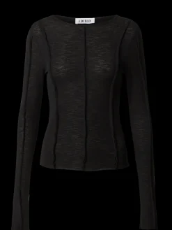 Edited Longsleeve top Halima Black Online
