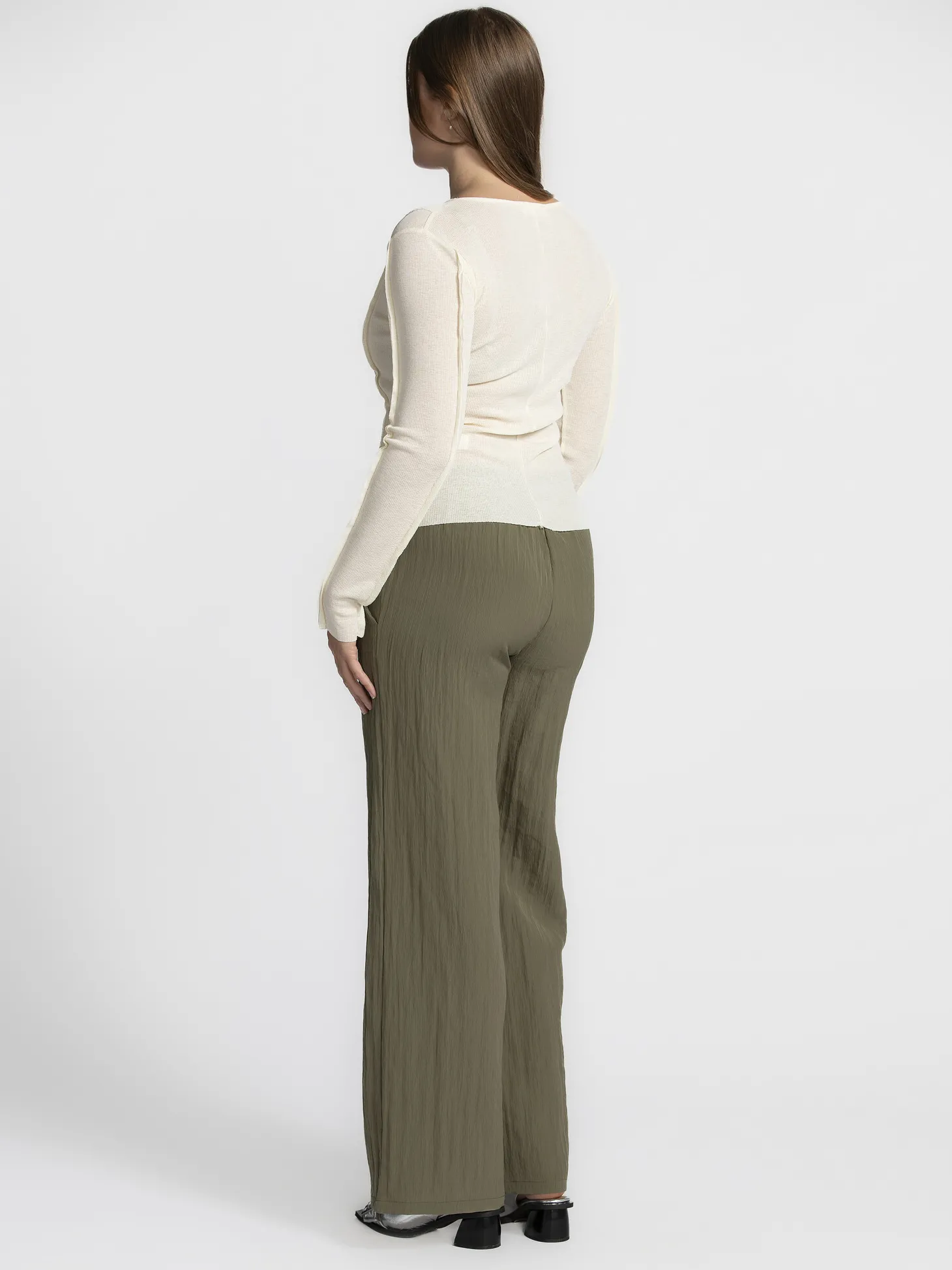 Edited Longsleeve top Halima Egret Hot