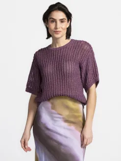 Selected Loose-fit gebreide top Ellen Plum+Perfect Discount