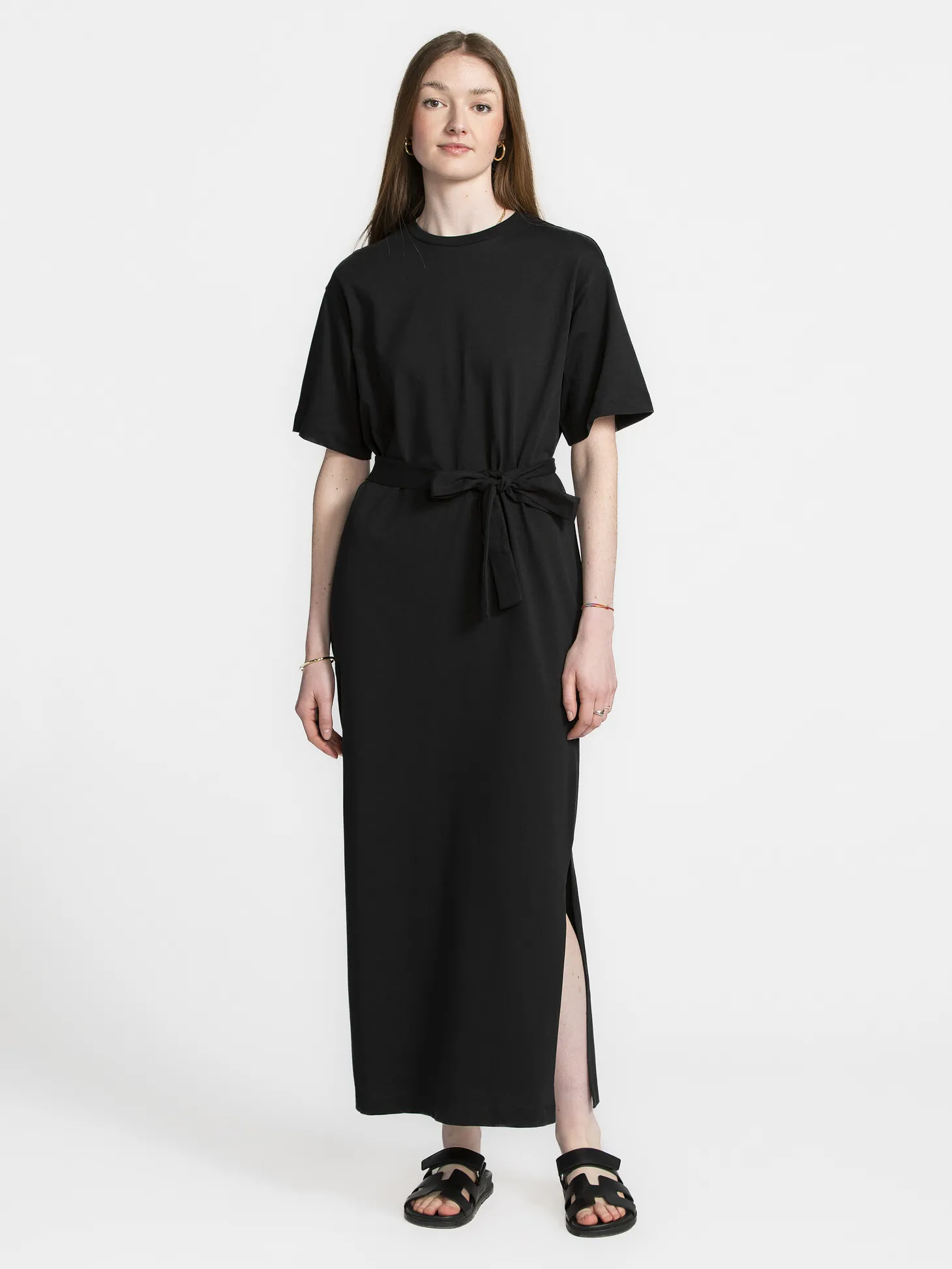 Selected Maxi t-shirt jurk Essential Black Fashion
