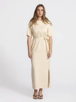 Selected Maxi t-shirt jurk Essential Birch Outlet
