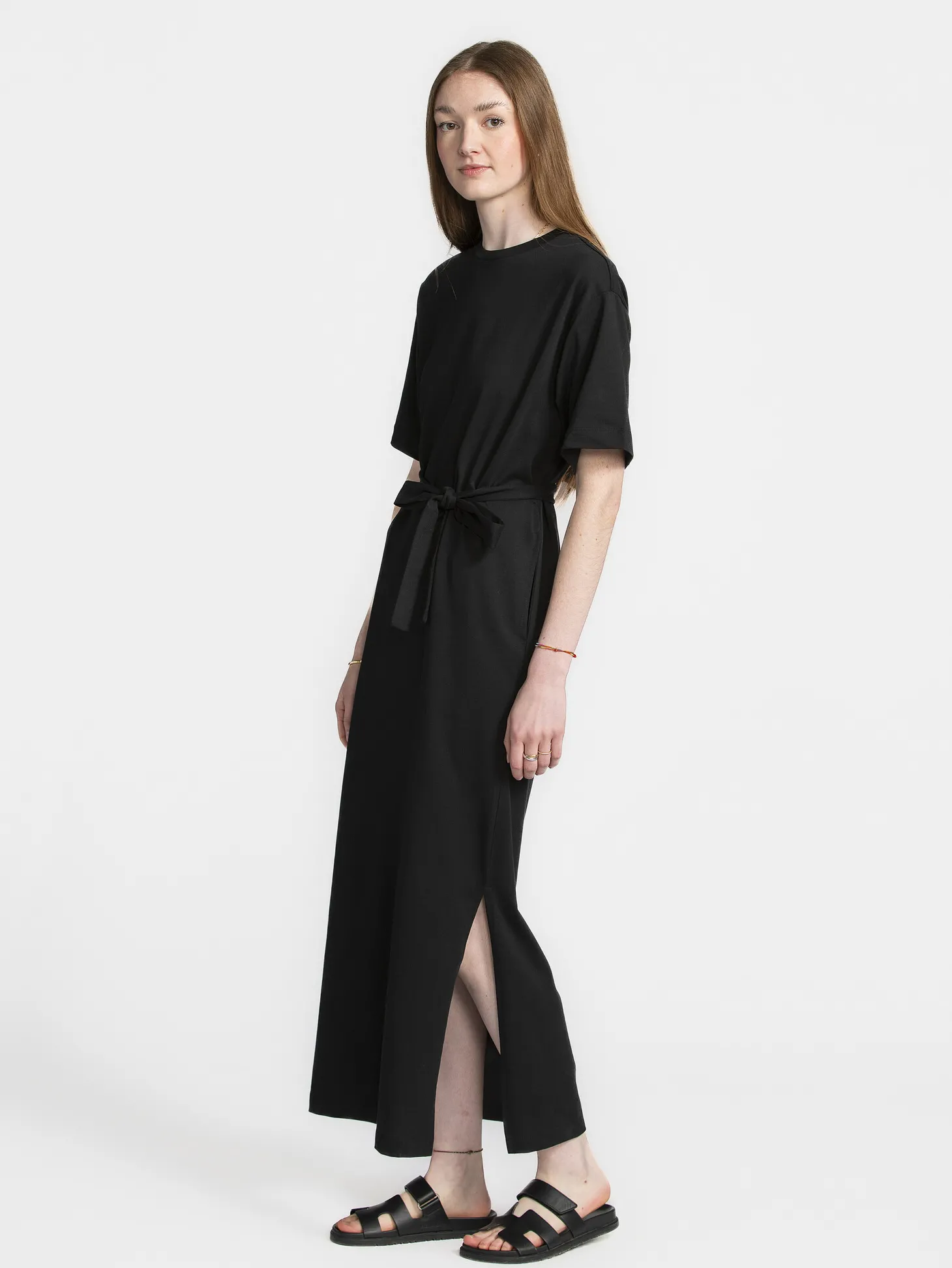 Selected Maxi t-shirt jurk Essential Black Fashion