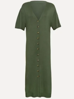 Les Soeurs Maxi-jurk Scarlett Khaki Hot