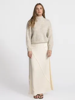 Selected Maxi-rok Ivana Birch Outlet