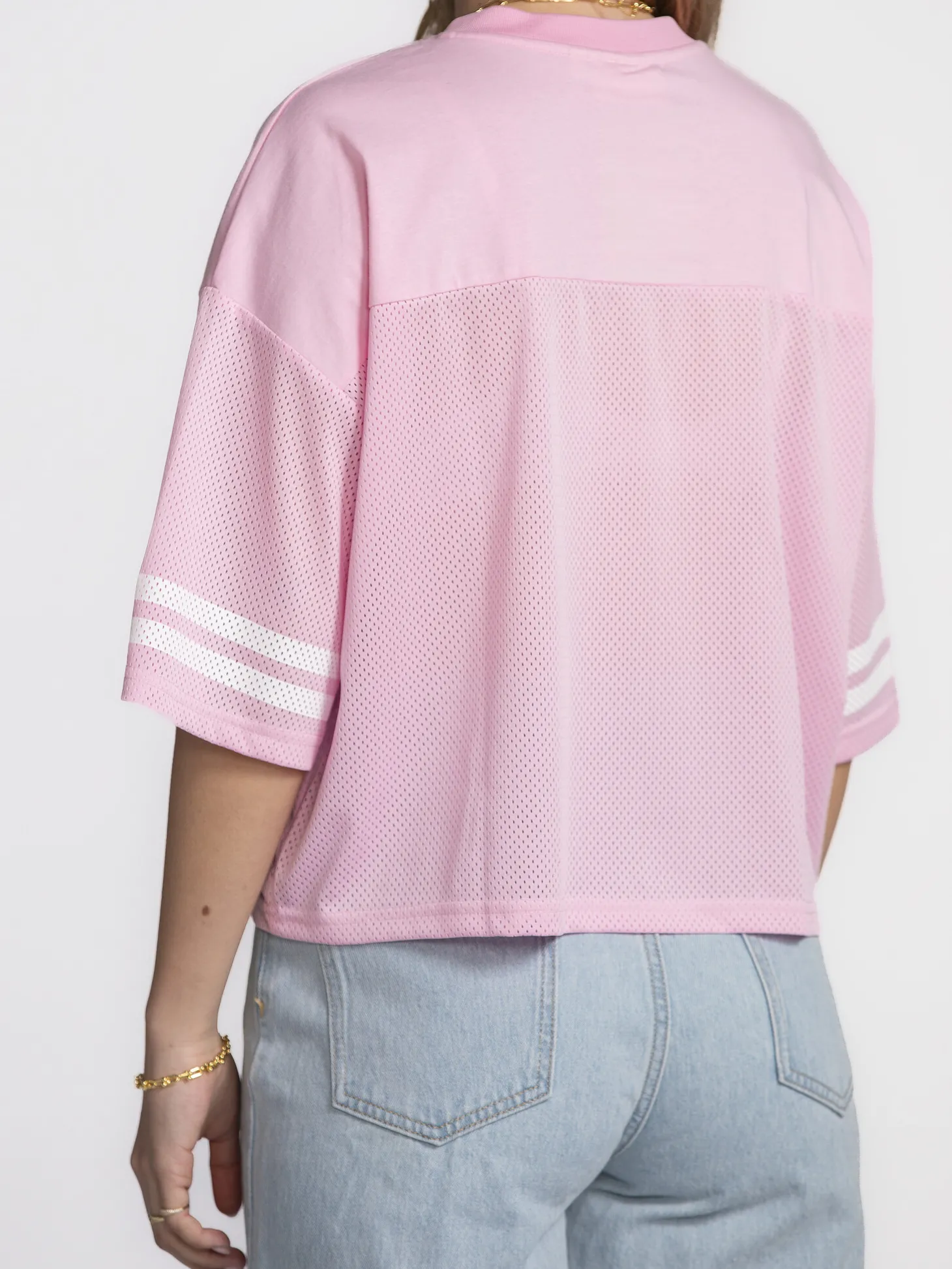 Les Soeurs Mesh T-Shirt Grace Pink Best