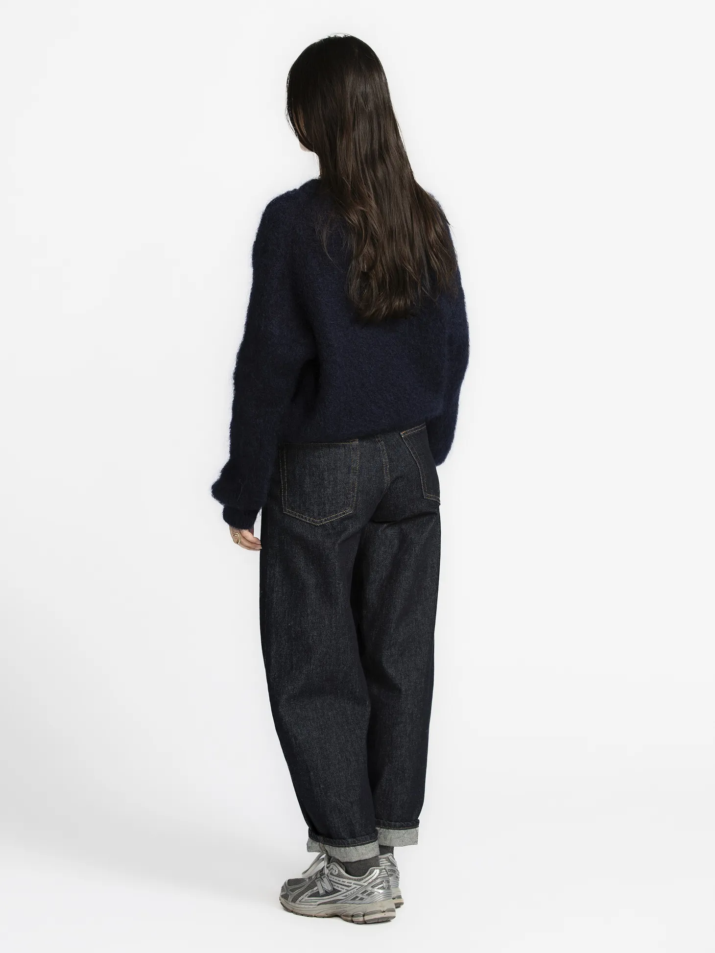 Le Marais Mohair Trui Viktor Navy Clearance