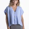 Le Marais Mouwloos gebreid vest Live Grey+Melange Online