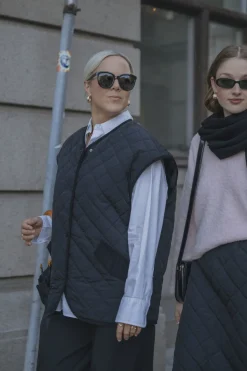 Les Soeurs Mouwloos Gewatteerd Jack Rufus Black Clearance