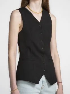 Edited Mouwloos vest Harley Black Hot
