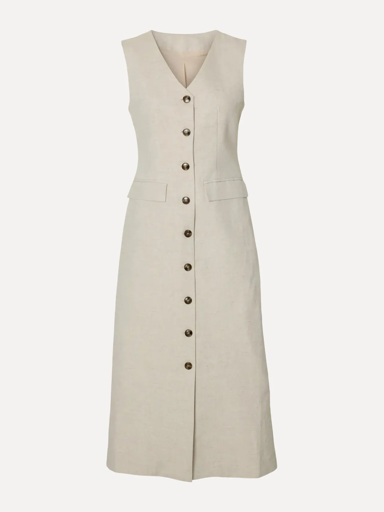 Selected Mouwloze jurk Venja Nomad Outlet