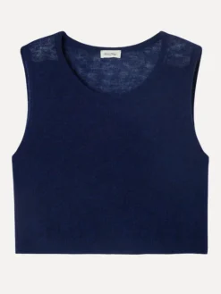 American Vintage Mouwloze sweater Dumy Navy Sale