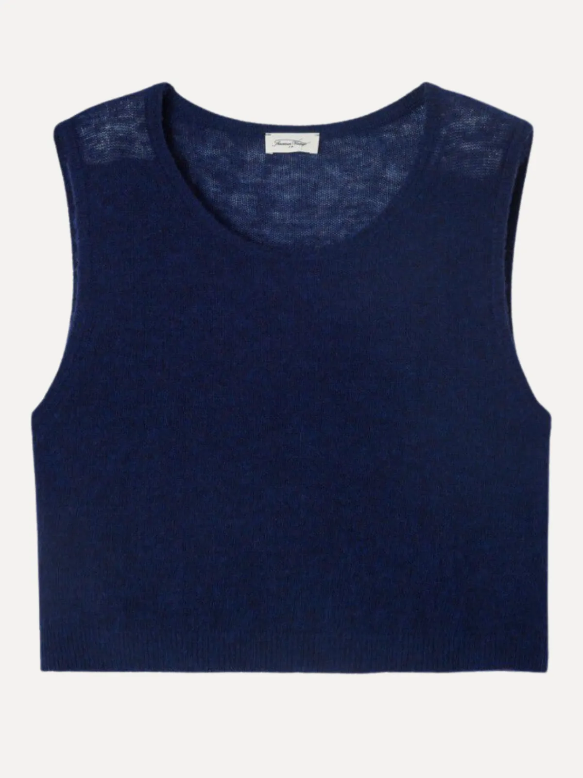 American Vintage Mouwloze sweater Dumy Navy Sale