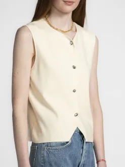 MBYM Mouwloze top Basia Ardine Sugar Fashion