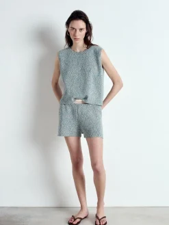 American Vintage Mouwloze top Frymow Tropico+Mouline Clearance