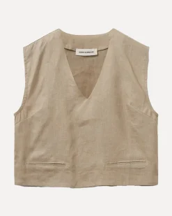 Sofie Schnoor Mouwloze top Inaya Camel Clearance