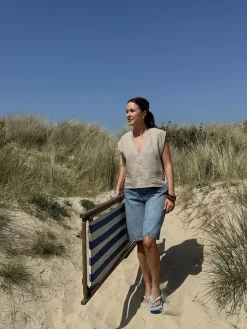 Sofie Schnoor Mouwloze top Inaya Camel Clearance