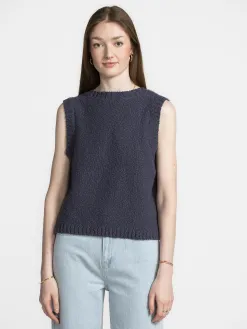 MBYM Mouwloze top Merae Linni Vintage+Indigo New