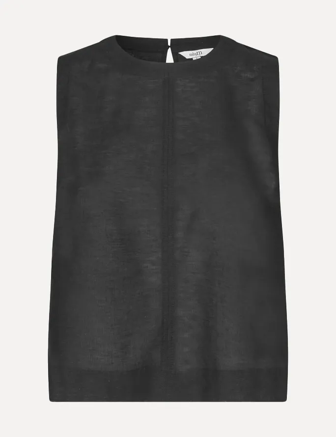 MBYM Mouwloze top Tytus Black New