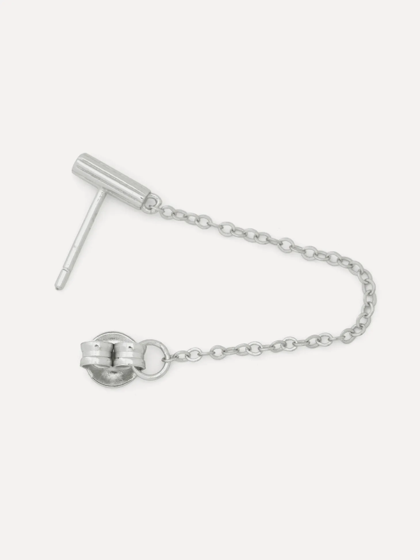 Les Soeurs Oorbel Cora Barre Chain Silver Discount