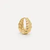 Les Soeurs Oorbel Jazz Croissant Gold Sale